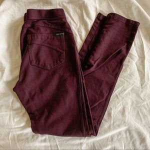 SANCTUARY | maroon leggings / jeggings